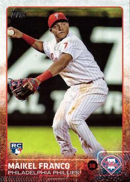 2015 Topps Baseball Maikel Franco Rookie Card