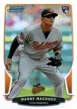 Manny Machado Bowman Chrome Refractor Rookie Card