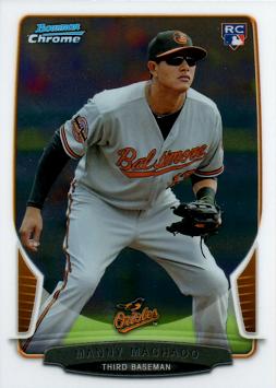 2013 Bowman Chrome Baseball Manny Machado Rookie Card