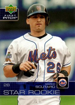 2003 Upper Deck First Pitch Marco Scutaro Rookie Card