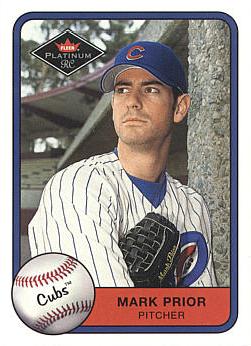 2001 Fleer Platinum Mark Prior Rookie Card