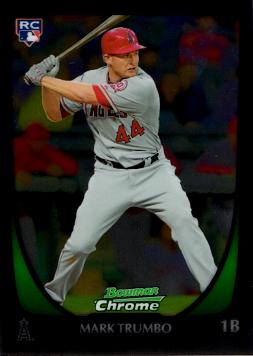 2011 Bowman Chrome Mark Trumbo Rookie Card