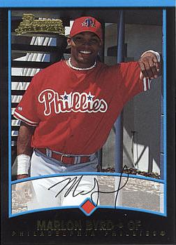 2001 Bowman Draft Picks Marlon Byrd Rookie Card