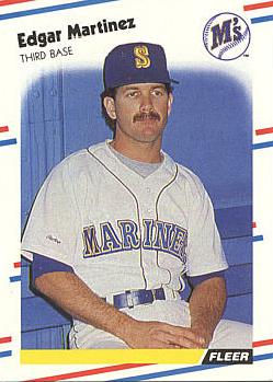 1988 Fleer Edgar Martinez rookie card