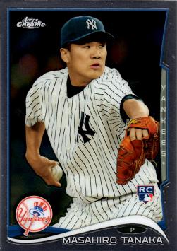 2014 Topps Chrome Baseball Masahiro Tanaka Rookie Card