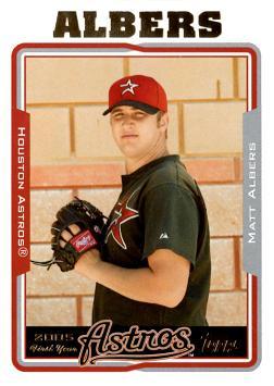 2005 Topps Update Matt Albers Rookie Card