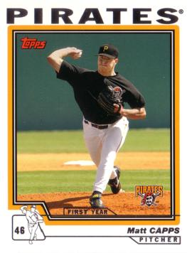 2004 Topps Traded Matt Capps Rookie Card