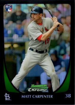 2011 Bowman Chrome Refractor Matt Carpenter Rookie Card