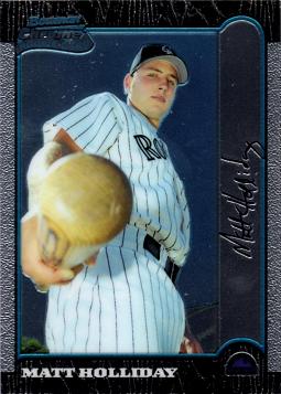 1999 Bowman Chrome Matt Holliday Rookie Card