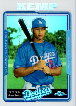 Matt Kemp Topps Chrome Refractor Rookie Card