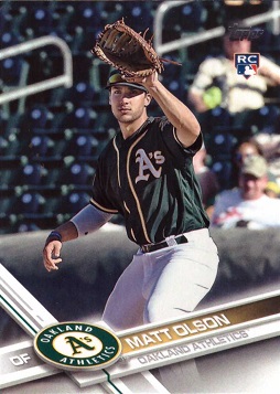 2017 Topps Baseball Matt Olson Rookie Card