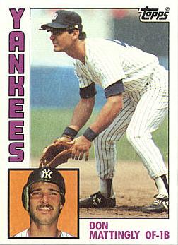1984 Topps Don Mattingly rookie card