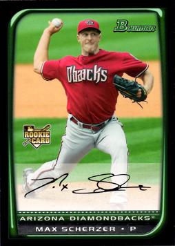 2008 Bowman Draft Max Scherzer Rookie Card