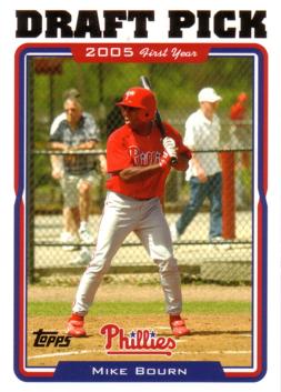 2005 Topps Mike Bourn Rookie Card