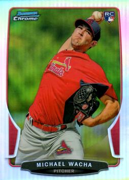 2013 Bowman Chrome Refractor Michael Wacha Rookie Card