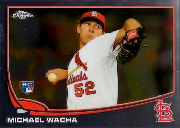 2013 Topps Chrome Baseball Michael Wacha Rookie Card