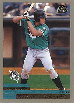 2000 Topps Traded Miguel Cabrera Rookie Card