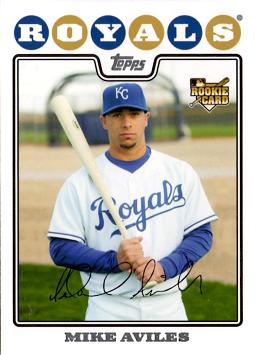 2008 Topps Update Mike Aviles Rookie Card
