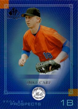 2004 SP Prospects Mike Carp Rookie Card