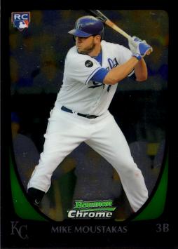 2011 Bowman Chrome Draft Picks Mike Moustakas Rookie Card