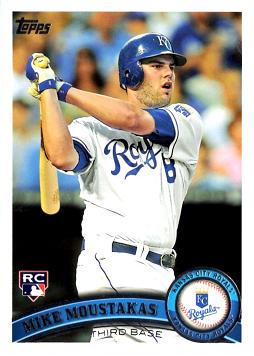 2011 Topps Update Mike Moustakas Rookie Card