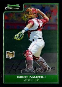 Mike Napoli Bowman Chrome Rookie Card