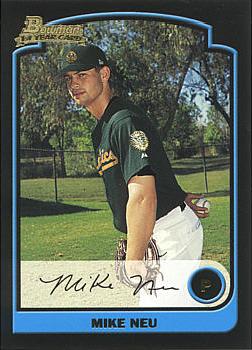 2003 Bowman Mike Neu Rookie Card