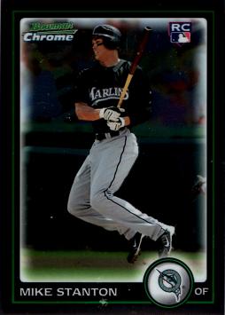 Mike Stanton Bowman Chrome Rookie Card