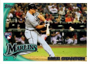 2010 Topps Update Baseball Giancarlo Stanton Rookie Card