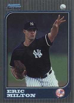 1997 Bowman Chrome Eric Milton Rookie Card