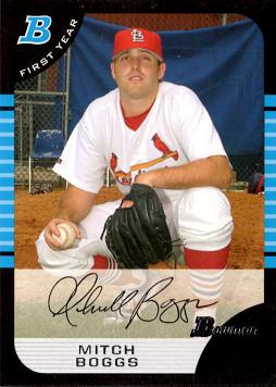 2005 Bowman Draft Picks Mitchell Boggs Rookie Card