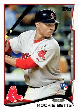 2014 Topps Update Baseball Mookie Betts Rookie Card