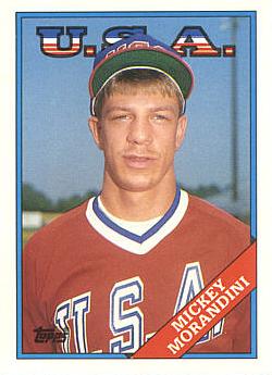 1988 Topps Traded Mickey Morandini Rookie Card