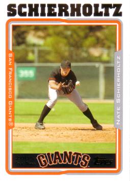 2005 Topps Nate Schierholtz Rookie Card