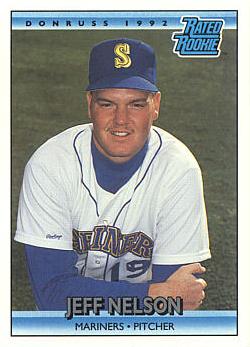 1992 Donruss Jeff Nelson Rookie Card