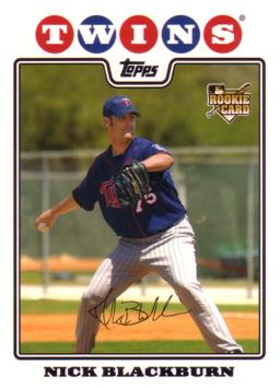 2008 Topps Nick Blackburn Rookie Card