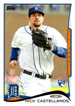 2014 Topps Baseball Nick Castellanos Rookie Card