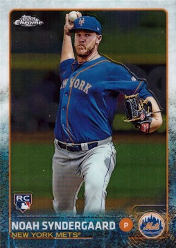 2015 Topps Chrome Baseball Noah Syndergaard Rookie Card