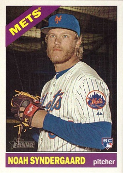 2015 Topps Heritage Baseball Noah Syndergaard Rookie Card