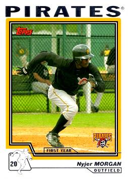 2004 Topps Traded Nyjer Morgan Rookie Card