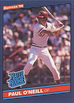 1986 Donruss Paul O'Neill rookie card