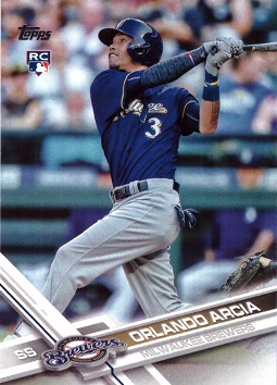 2017 Topps Baseball Orlando Arcia Rookie Card