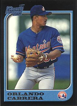 1997 Bowman Orlando Cabrera Rookie Card