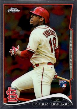 2014 Topps Chrome Baseball Oscar Taveras Rookie Card