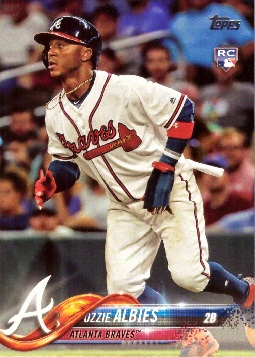 2018 Topps Baseball Ozzie Albies Rookie Card