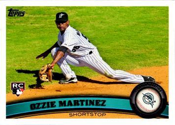 2011 Topps Baseball Ozzie Martinez Rookie Card