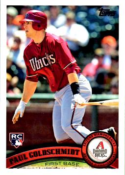 2011 Topps Update Paul Goldschmidt Rookie Card