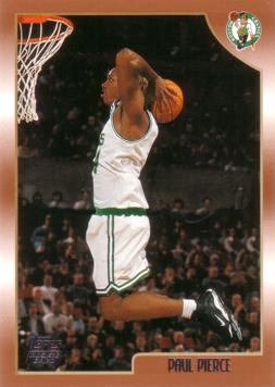 1998 / 99 Topps Paul Pierce Rookie Card