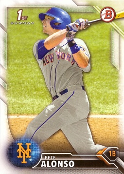 Pete Alonso Pre-Rookie Card