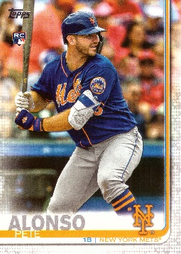 2019 Topps Baseball Pete Alonso Rookie Card